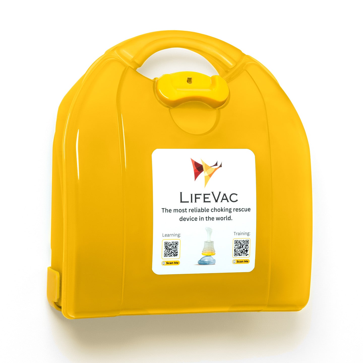 LifeVac Yellow Wall Mounted Carry Case